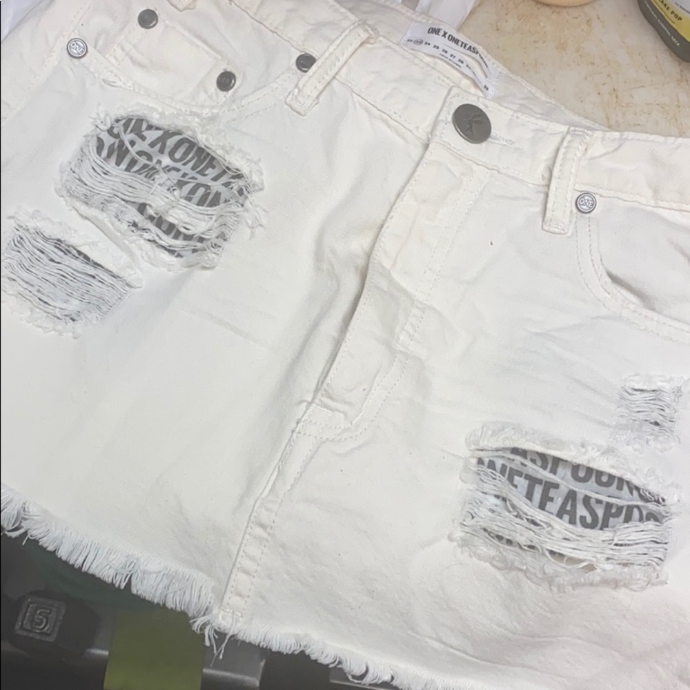 One Teaspoon Mini Denim Skirt